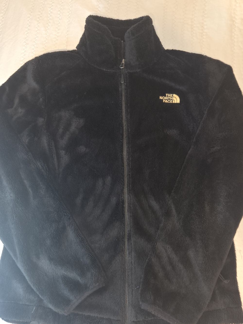 The North Face Black Plush Full-Zip Fleece Jacket